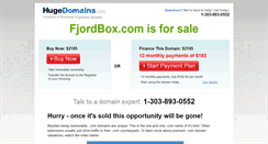 Desktop Screenshot of fjordbox.com
