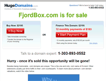 Tablet Screenshot of fjordbox.com